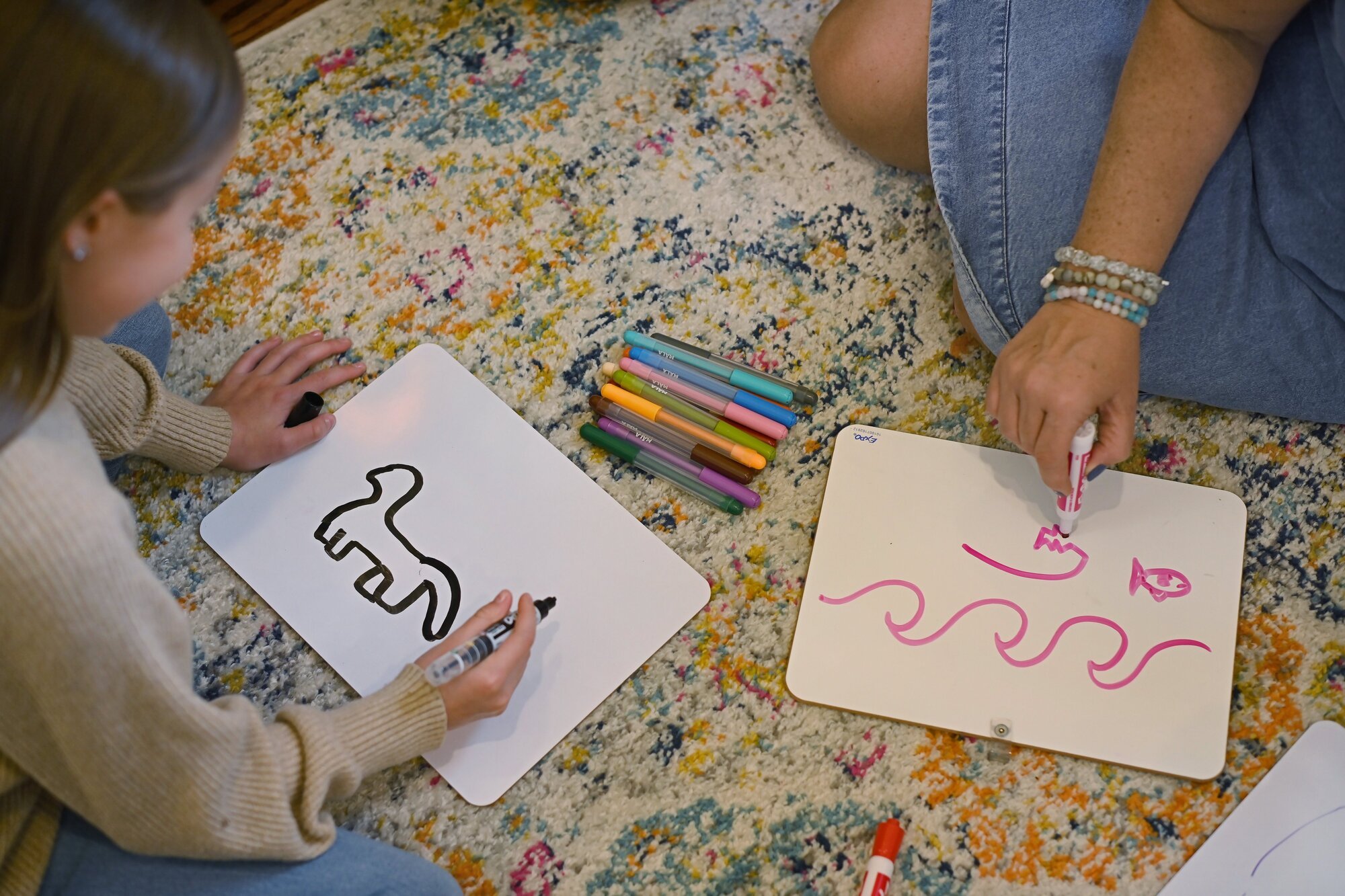 holistic-consultation-LLC-child-therapy-troy-oh-whiteboard-drawing-together